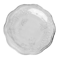 Prato 20cm Para Sobremesa New Butterfly Cristal Ecologico  